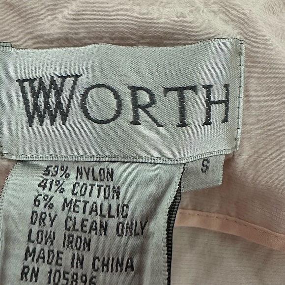 Worth Unique Light Weight Coat, Rumbled Fabric Effect, Size S - Picture 8 of 10